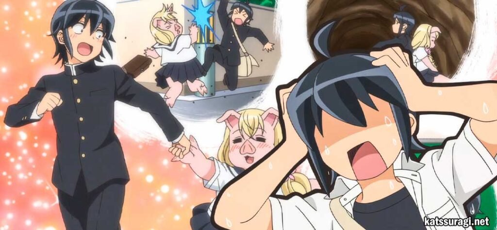 imágen de makoto, protagonista del anime tsukimichi