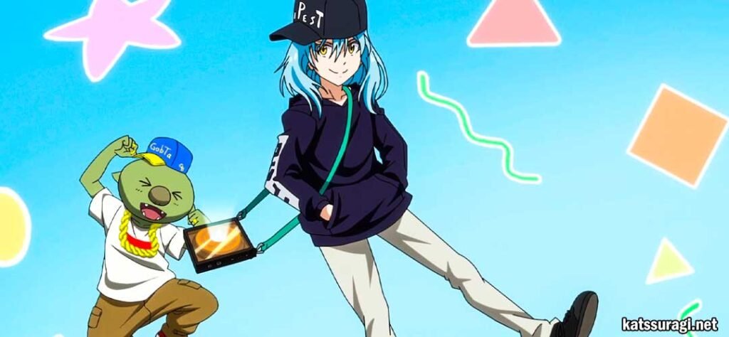 imágen de rimuru, protagonista del anime isekai tensura