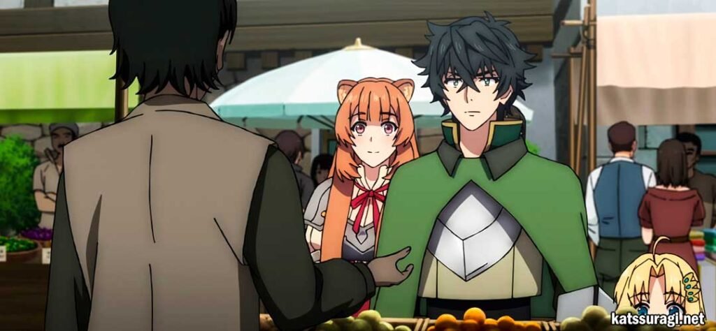 imágen de naofumi y raphtalia, personajes del anime isekai tate no yuusha
